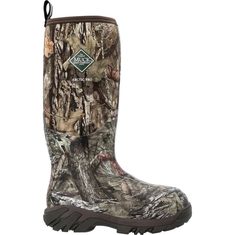 MUCK Men's Mossy OakÂ® Country DNAâ„¢ Arctic Pro Boot, Brown & Mossy Oak Country, Size 9(M) - Image 1